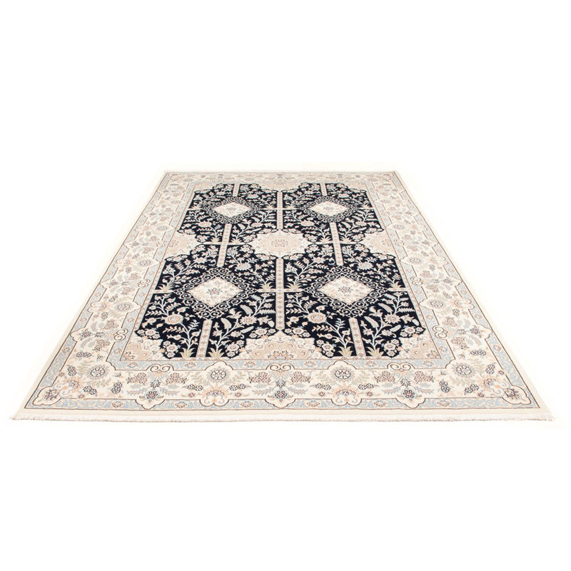 Tapete Persa - Nain - Premium - 304 x 197 cm - azul escuro