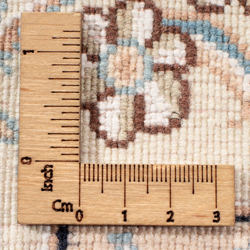 Tapete Persa - Nain - Premium - 304 x 197 cm - azul escuro