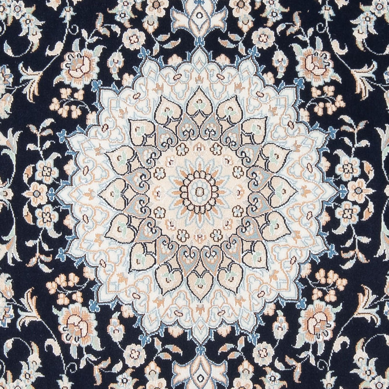 Tapete Persa - Nain - Premium - 206 x 150 cm - azul escuro