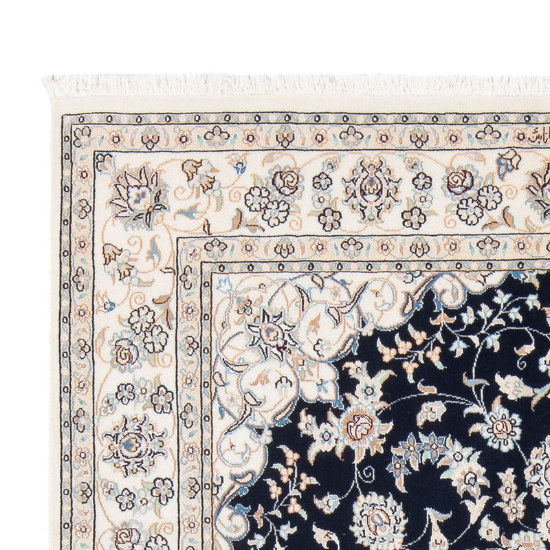 Tapete Persa - Nain - Premium - 206 x 150 cm - azul escuro