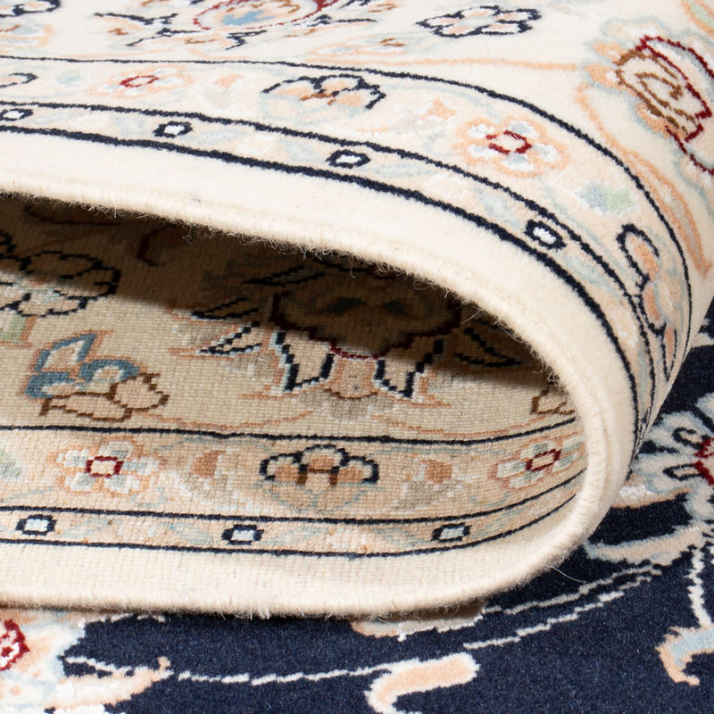 Tapete Persa - Nain - Premium - 206 x 150 cm - azul escuro