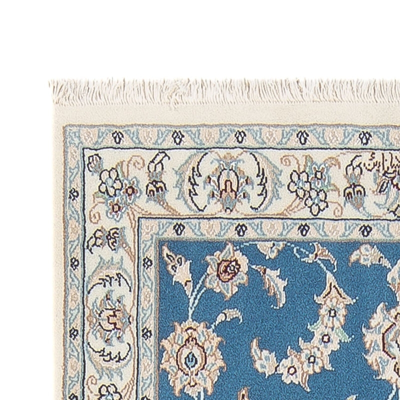 Corredor Tapete Persa - Nain - Premium - 300 x 84 cm - azul