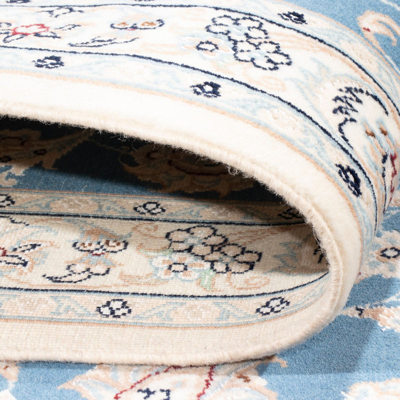 Corredor Tapete Persa - Nain - Premium - 300 x 84 cm - azul