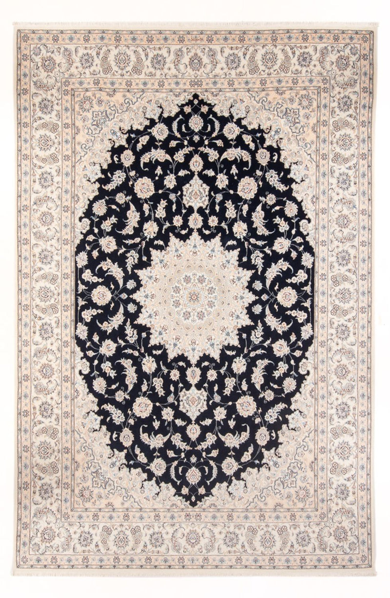 Tapete Persa - Nain - Premium - 351 x 247 cm - azul escuro