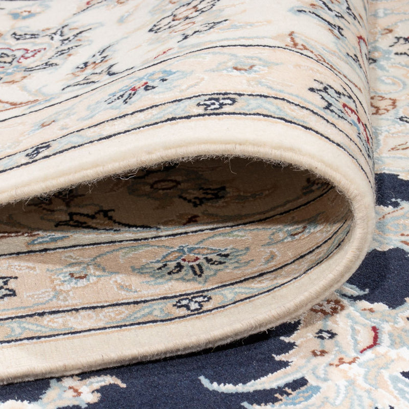 Tapete Persa - Nain - Premium - 351 x 247 cm - azul escuro