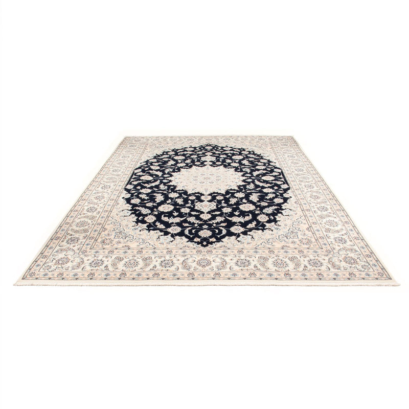 Tapete Persa - Nain - Premium - 351 x 247 cm - azul escuro