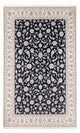 Tapete Persa - Nain - Premium - 297 x 198 cm - azul escuro