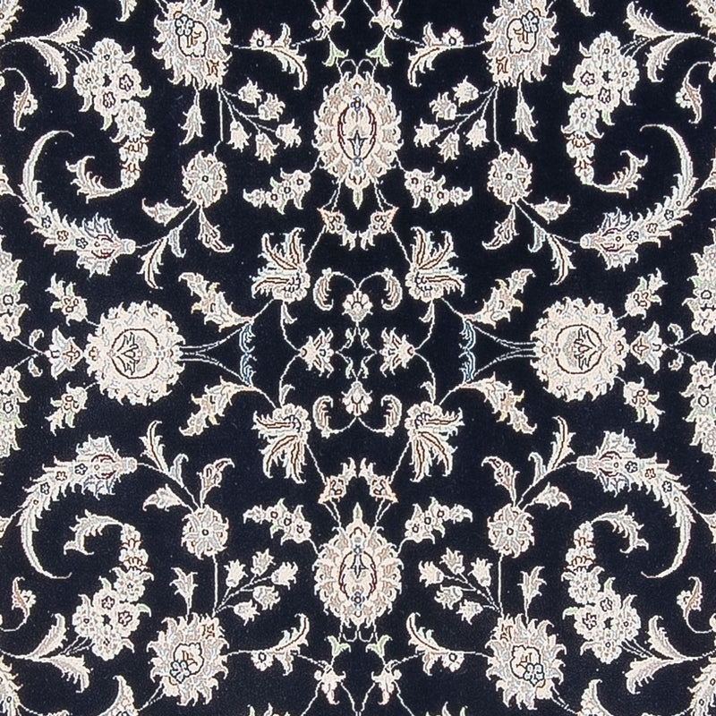 Tapete Persa - Nain - Premium - 297 x 198 cm - azul escuro