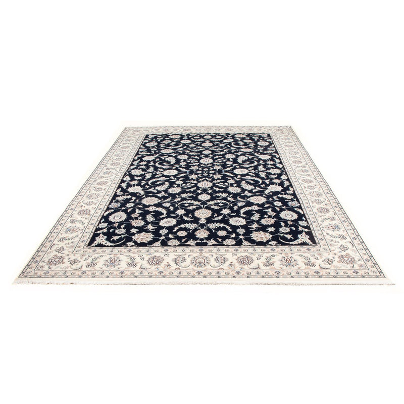 Tapete Persa - Nain - Premium - 297 x 198 cm - azul escuro