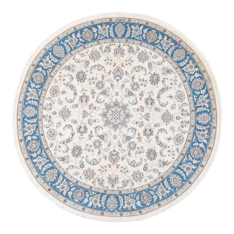 Tapete Persa - Nain - Premium ronda  - 149 x 149 cm - creme