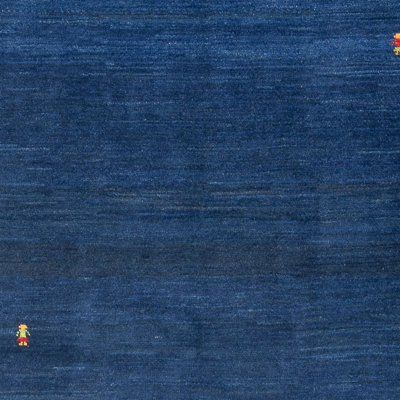 Tapete Gabbeh - Persa - 195 x 155 cm - azul escuro