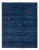 Tapete Gabbeh - Persa - 190 x 150 cm - azul escuro