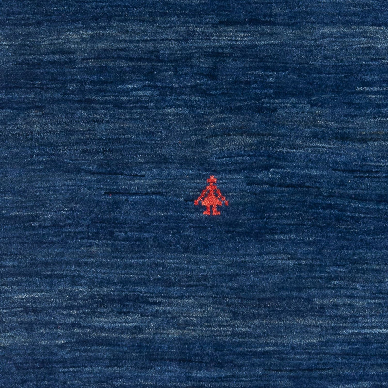Tapete Gabbeh - Persa - 190 x 150 cm - azul escuro