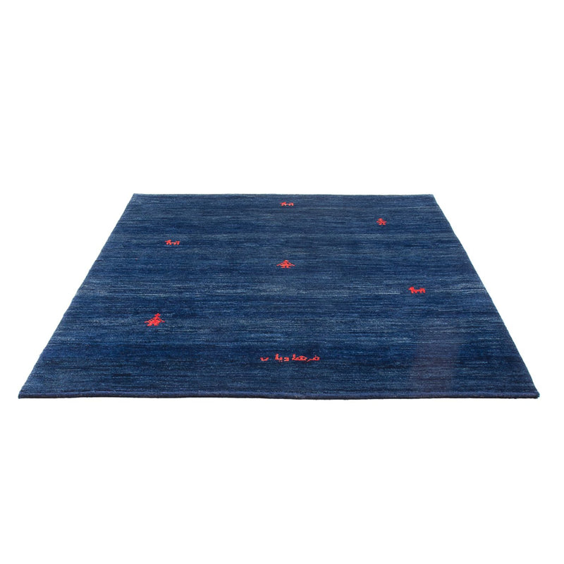 Tapete Gabbeh - Persa - 190 x 150 cm - azul escuro