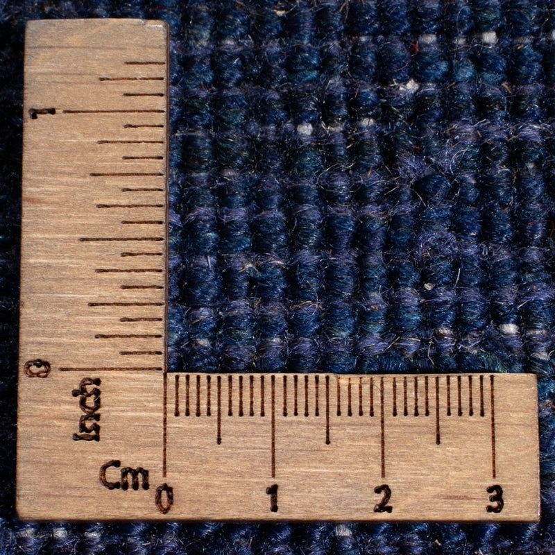 Tapete Gabbeh - Persa - 190 x 150 cm - azul escuro