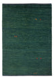 Tapete Gabbeh - Persa - 205 x 140 cm - verde escuro