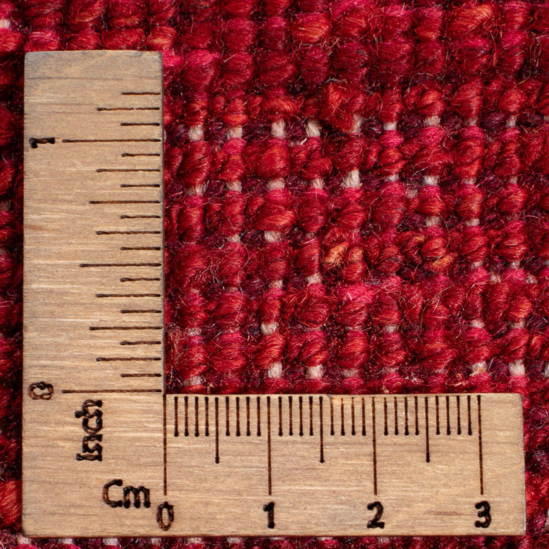 Tapete Gabbeh - Persa - 190 x 151 cm - vermelho
