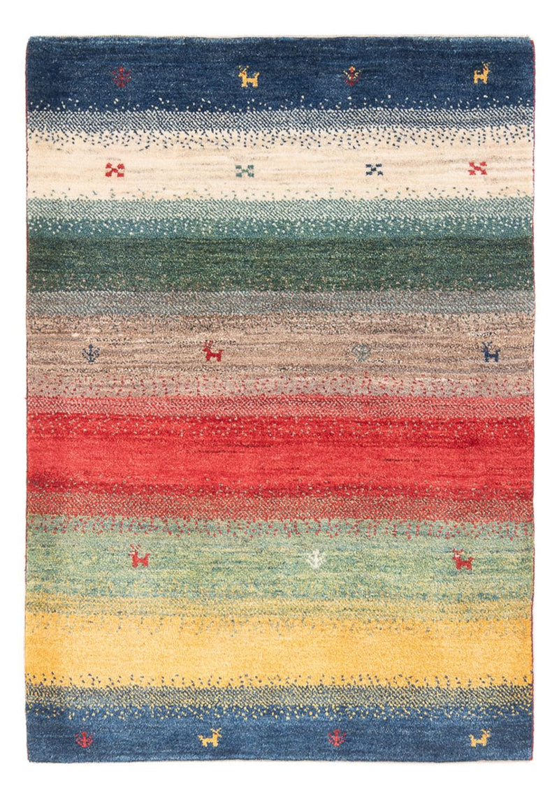 Tapete Gabbeh - Persa - 153 x 107 cm - multicolorido