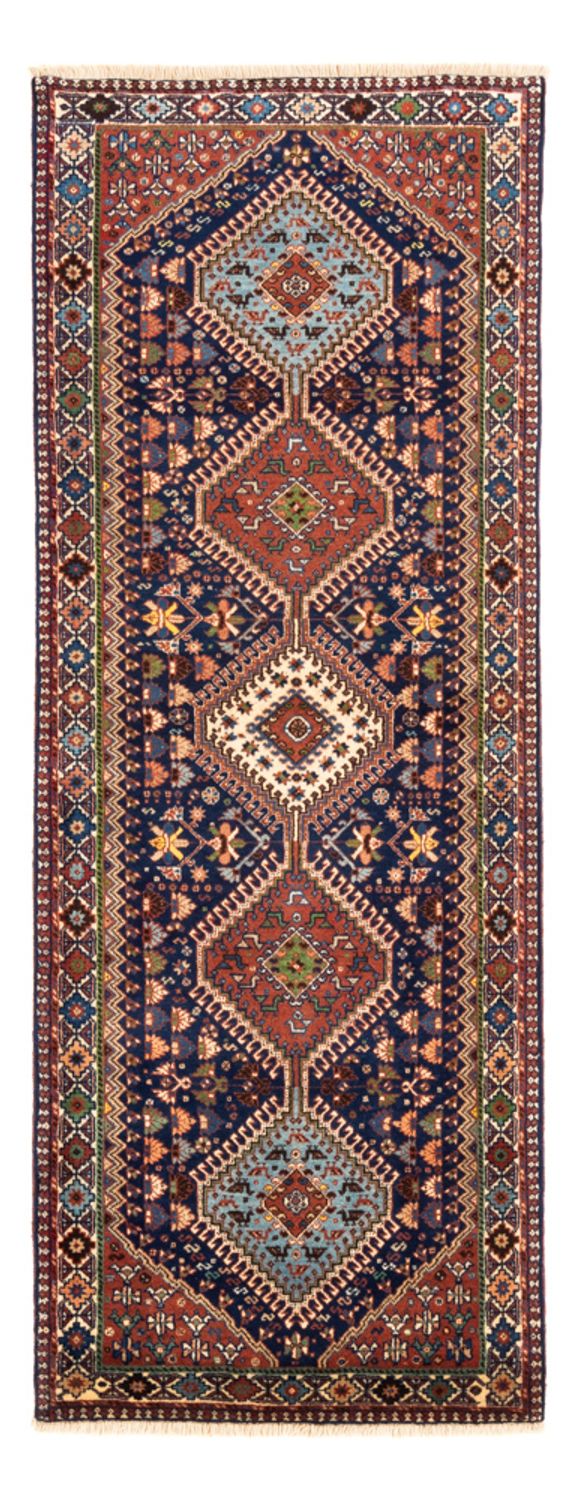 Corredor Tapete Persa - Nomadic - 204 x 80 cm - azul escuro