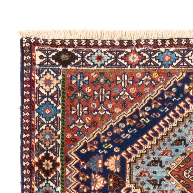 Corredor Tapete Persa - Nomadic - 204 x 80 cm - azul escuro