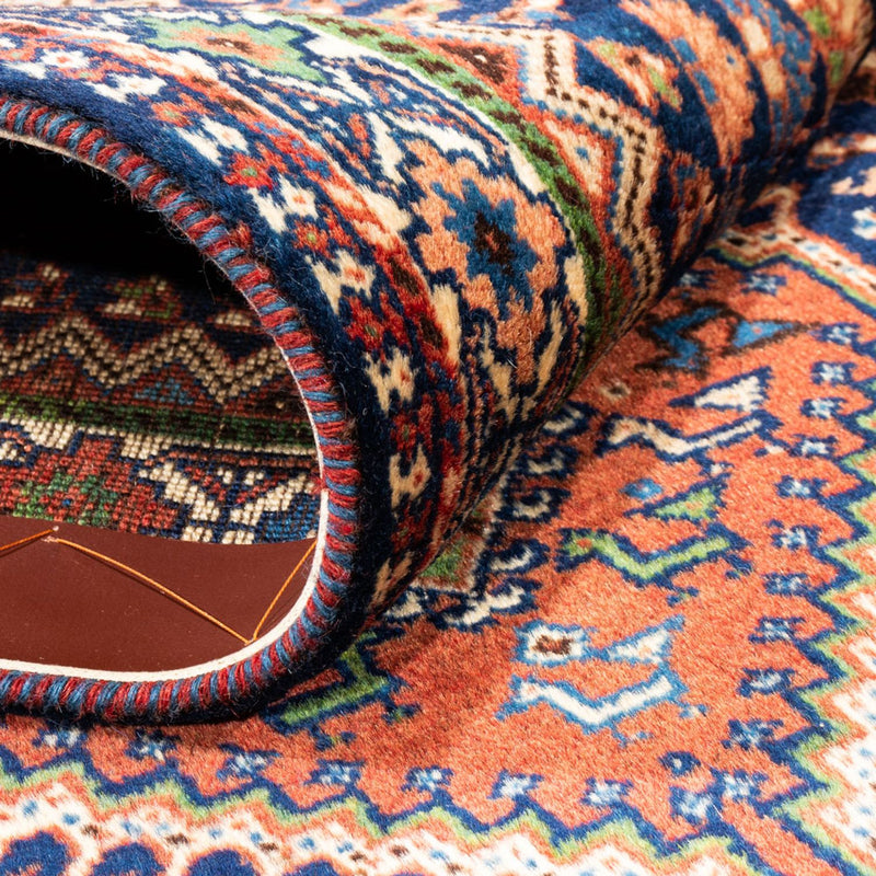 Corredor Tapete Persa - Nomadic - 204 x 80 cm - azul escuro