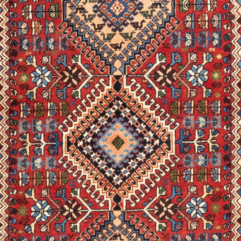 Corredor Tapete Persa - Nomadic - 196 x 80 cm - vermelho