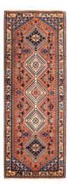 Yalameh Tapete 80x200cm - Tapete persa - Passadeira / Vermelho / 80 x 200 cm Passadeira