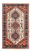 Yalameh Tapete 80x136cm - Tapete persa - Rectangular / Creme / 80 x 136 cm Rectangular