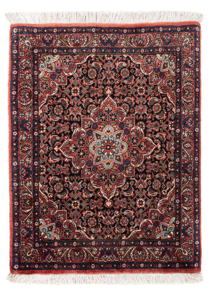 Bidjar - Takab Tapete 50x67cm - Tapete persa - azul escuro