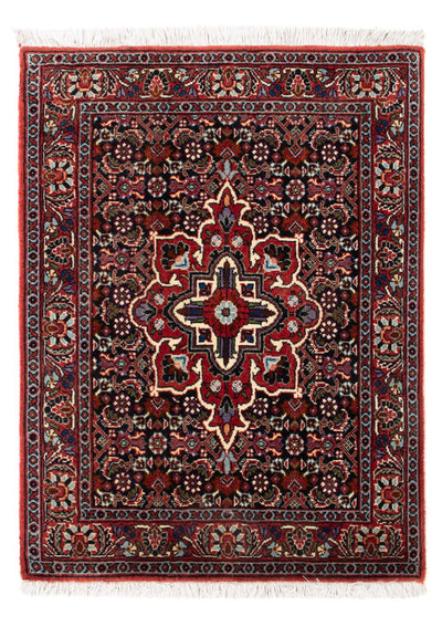Bidjar - Takab Tapete 50x70cm - Tapete persa - azul escuro