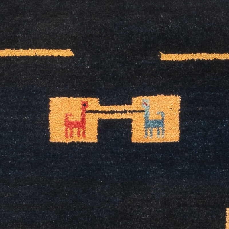 Gabbeh persa Tapete 113x85cm - Perserteppich Wollteppich