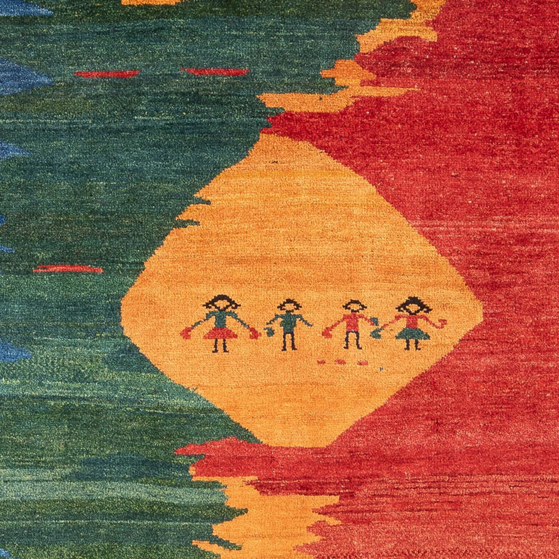 Gabbeh persa Tapete 240x198cm - Perserteppich Wollteppich