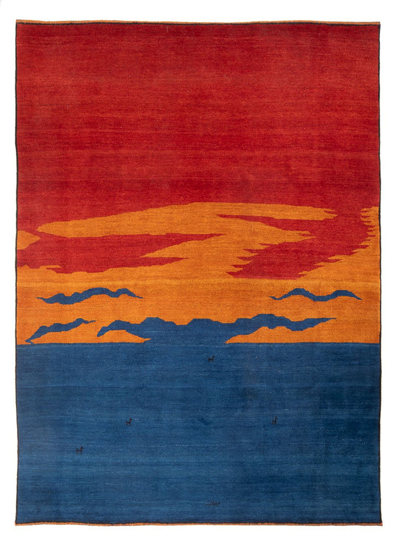 Tapete Gabbeh - Persa - 302 x 230 cm - multicolorido