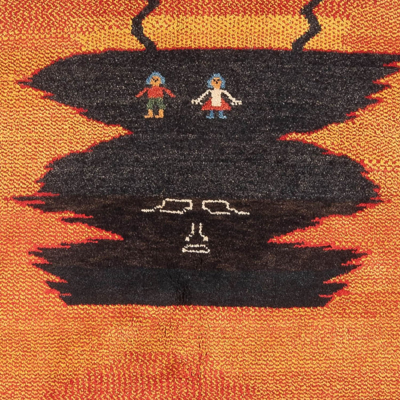 Gabbeh persa Tapete 196x150cm - Perserteppich Wollteppich