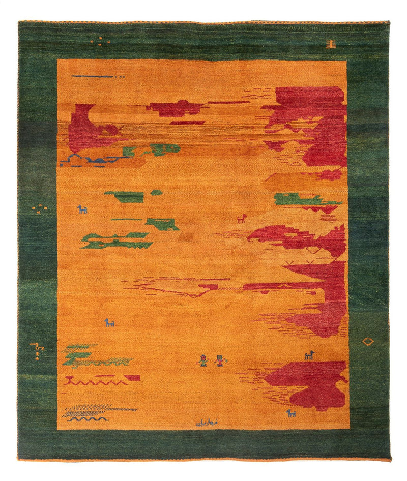 Gabbeh persa Tapete 228x203cm - Perserteppich Wollteppich