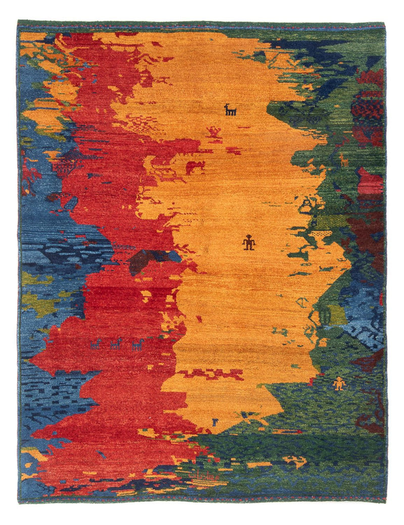 Gabbeh persa Tapete 218x170cm - Perserteppich Wollteppich