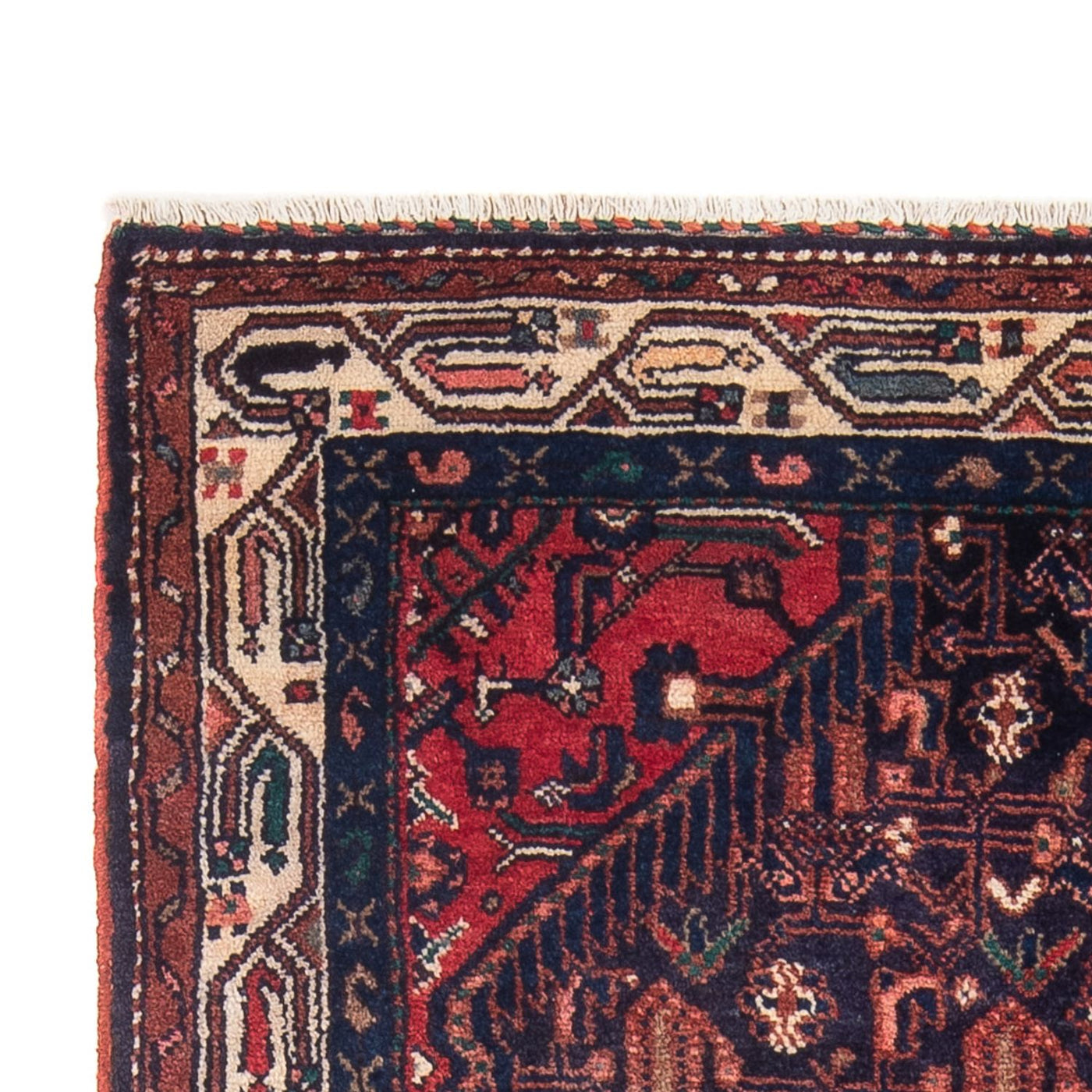 Corredor Tapete Persa - Nomadic - 233 x 112 cm - azul escuro