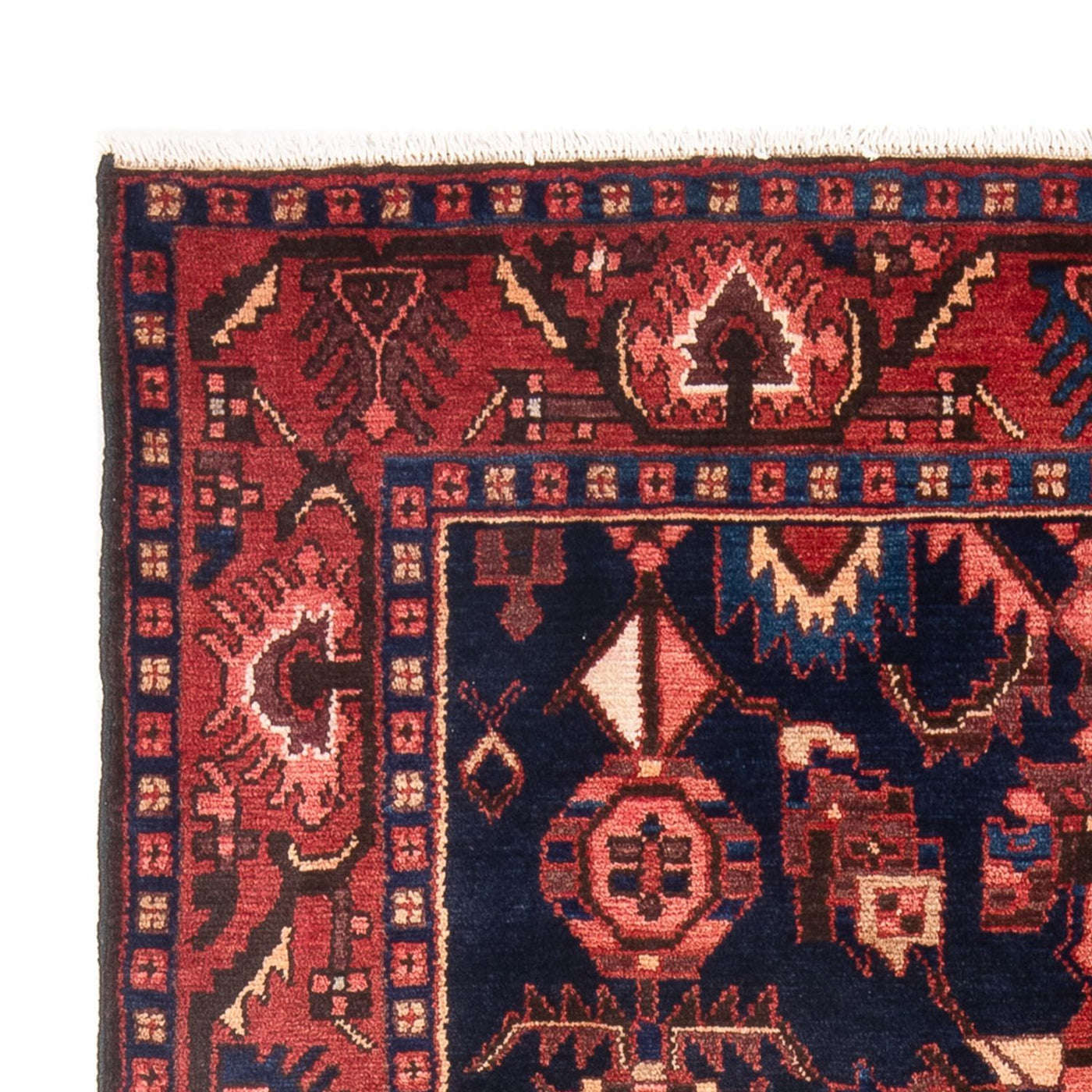 Tapete Persa - Nomadic - Real - 207 x 137 cm - azul escuro