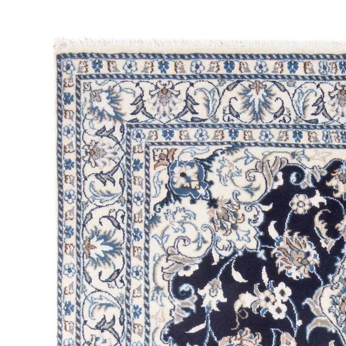 Nain - 9La Tapete 146x202cm - Tapete persa - azul escuro