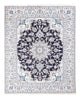 Nain - 9La Tapete 149x190cm - Tapete persa - azul escuro