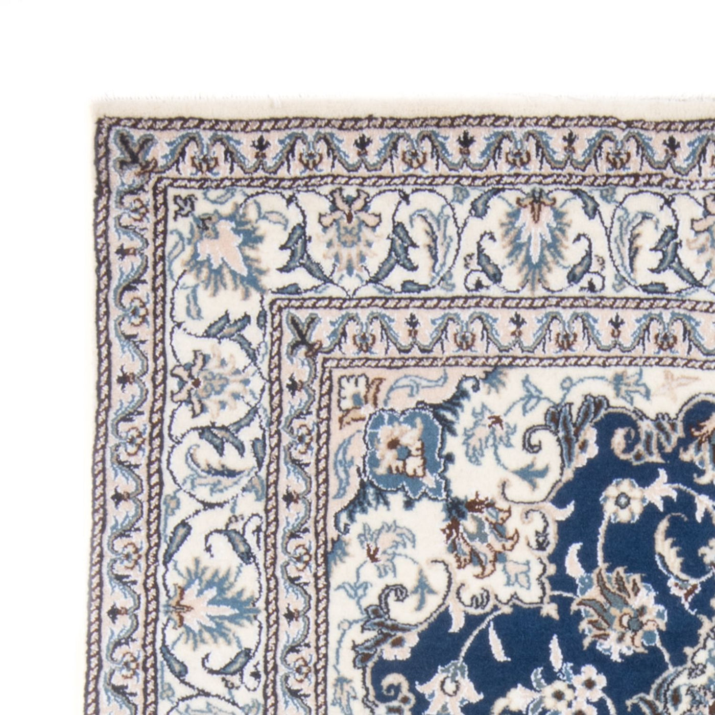 Tapete Persa - Nain - Royal - 203 x 145 cm - azul