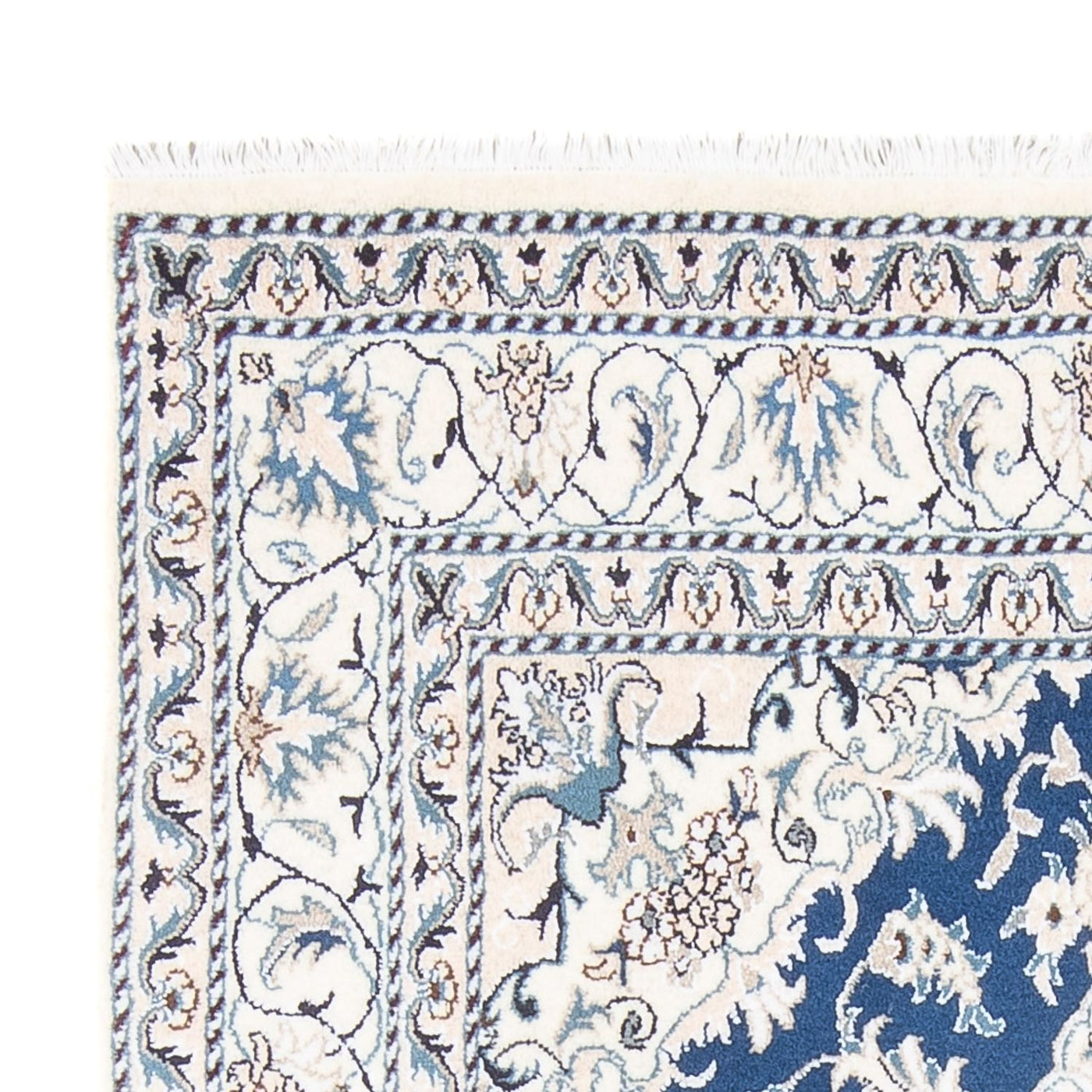 Tapete Persa - Nain - Royal - 200 x 142 cm - azul