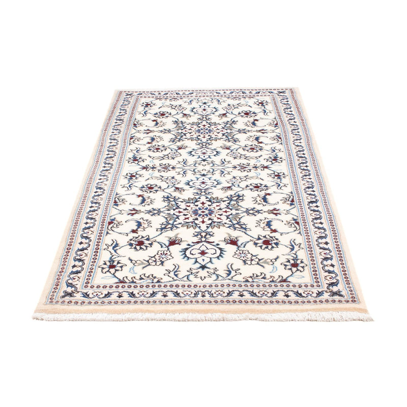 Corredor Tapete Persa - Nain - 192 x 88 cm - prata