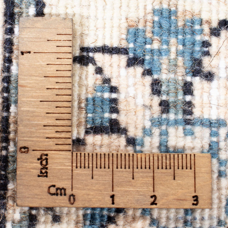 Corredor Tapete Persa - Nain - 197 x 76 cm - prata