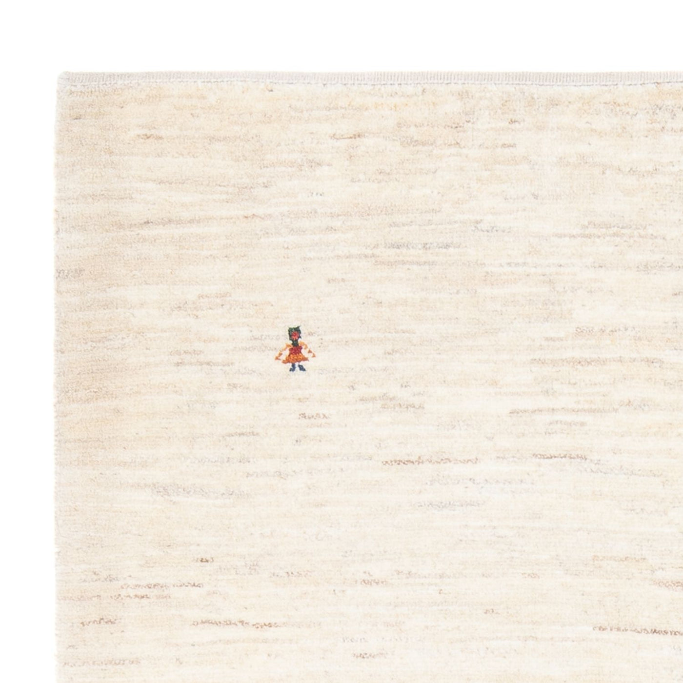 Tapete Gabbeh - Persa - 167 x 125 cm - branco