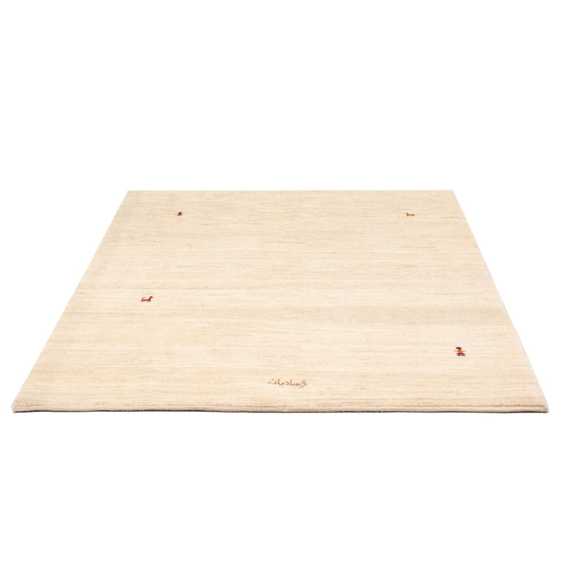 Tapete Gabbeh - Persa - 167 x 125 cm - branco