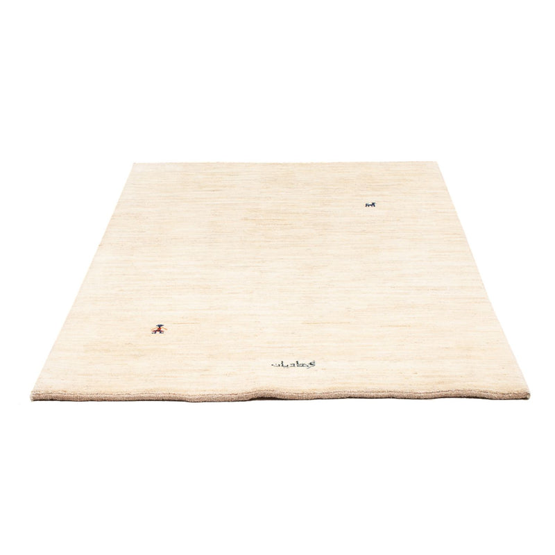 Tapete Gabbeh - Persa - 163 x 110 cm - cinzento claro