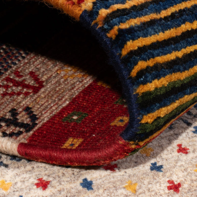 Tapete Gabbeh - Persa - 177 x 123 cm - multicolorido