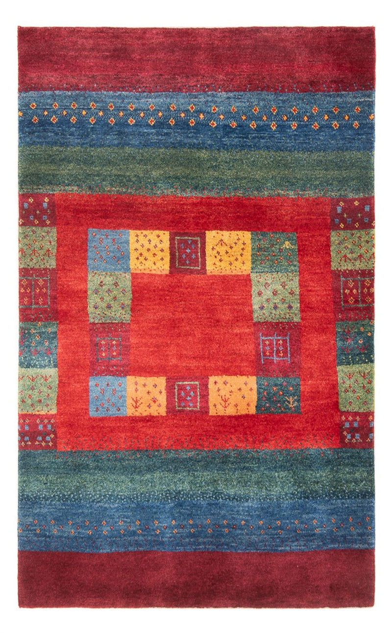 Tapete Gabbeh - Persa - 182 x 117 cm - multicolorido