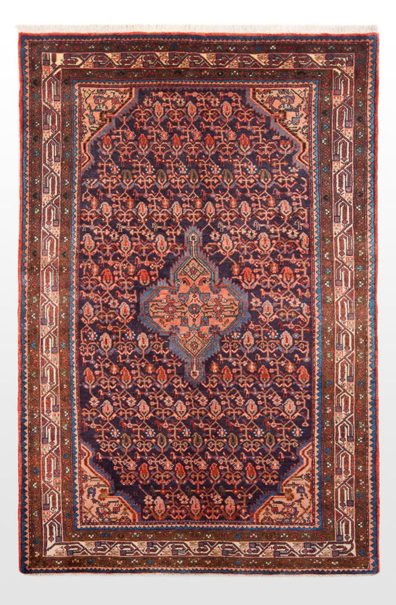 Tapete Persa - Nomadic - 215 x 132 cm - azul escuro